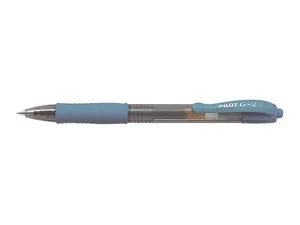 G-2 zselés toll, világoskék, 0,32 mm, kinyomó mechanizmus, PILOT